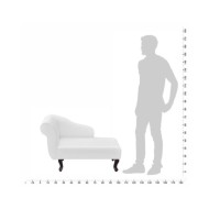 Chaise longue Blanc Similicuir