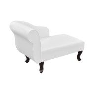Chaise longue Blanc Similicuir