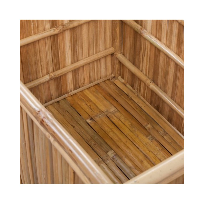 Boîte de rangement 3 pcs Bambou 
