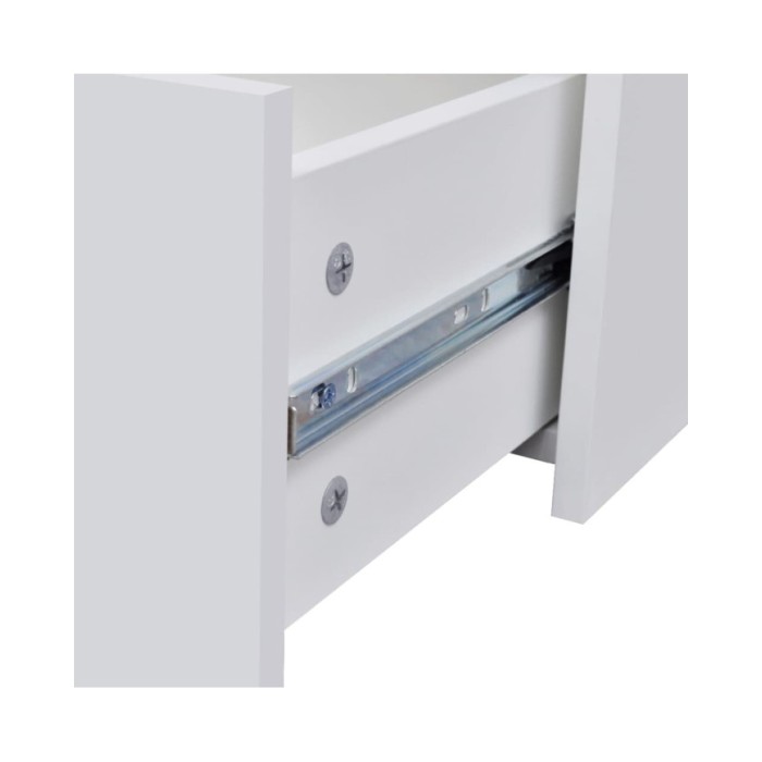 Buffet avec 4 tiroirs 60 x 30,5 x 71 cm Blanc 