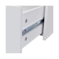 Buffet avec 4 tiroirs 60 x 30,5 x 71 cm Blanc 