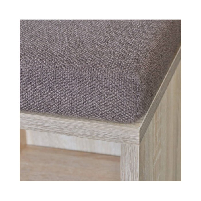 Banc de rangement à chaussures 10 compartiments Couleur chêne