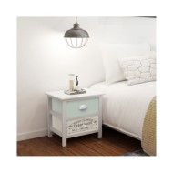 Table de chevet en style français 2 pcs Bois 