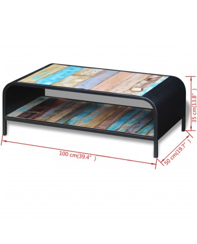 Table basse Bois de récupération massif