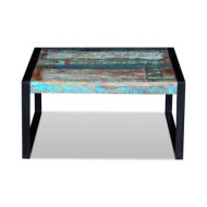 Table basse Bois de récupération massif 80 x 80 x 40 cm
