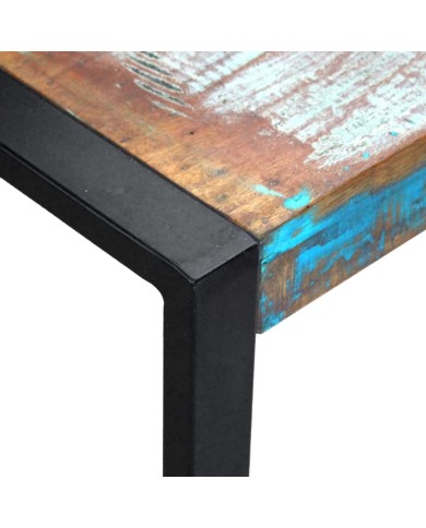 Table basse Bois de récupération massif 80 x 80 x 40 cm