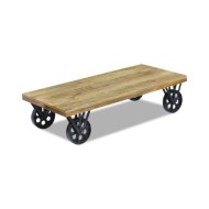 Table basse en bois de manguier 120 x 60 x 30 cm