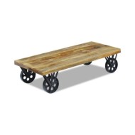 Table basse en bois de manguier 120 x 60 x 30 cm