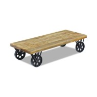 Table basse en bois de manguier 120 x 60 x 30 cm