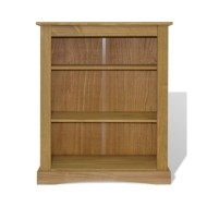 Bibliothèque 3 niveaux Gamme Corona Pin mexicain 81x29x100 cm