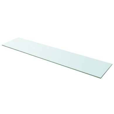 Panneau pour étagère Verre transparent 110 x 25 cm