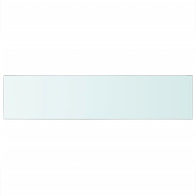 Panneau pour étagère Verre transparent 110 x 25 cm