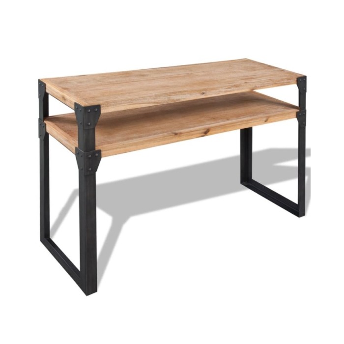 Table console Bois d'acacia massif 120 x 40 x 85 cm