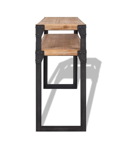 Table console Bois d'acacia massif 120 x 40 x 85 cm