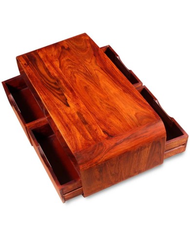 Table basse Bois massif de Sesham 90 x 40 x 35 cm