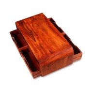 Table basse Bois massif de Sesham 90 x 40 x 35 cm