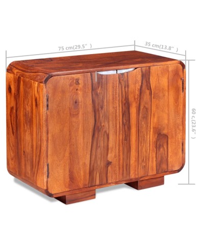 Buffet Bois massif de Sesham 75 x 35 x 60 cm