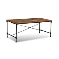 Table de salle à manger Bois de récupération massif 180 cm               