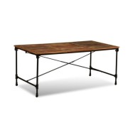 Table de salle à manger Bois de récupération massif 180 cm               