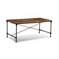 Table de salle à manger Bois de récupération massif 180 cm               