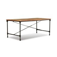 Table de salle à manger Bois de récupération massif 180 cm               