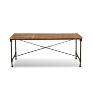 Table de salle à manger Bois de récupération massif 180 cm               