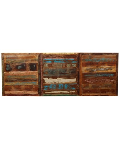 Table de salle à manger Bois de récupération massif 180 cm               
