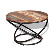 Table basse Bois de récupération massif 60 x 60 x 40 cm