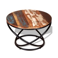 Table basse Bois de récupération massif 60 x 60 x 40 cm