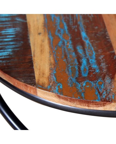 Table basse Bois de récupération massif 60 x 60 x 40 cm