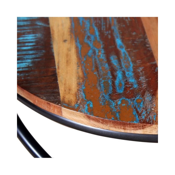 Table basse Bois de récupération massif 60 x 60 x 40 cm