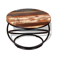 Table basse Bois de récupération massif 60 x 60 x 40 cm