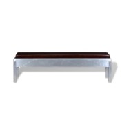 Banc d'entrée Cuir véritable 160 x 32 x 45 cm