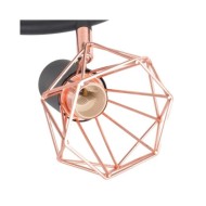 Plafonnier avec 3 ampoules LED à filament 12 W