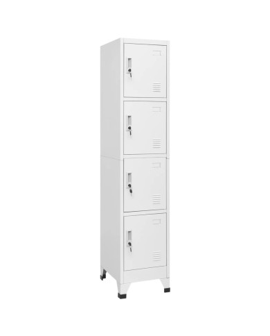 Armoire à casier avec 4 compartiments 38x45x180 cm  
