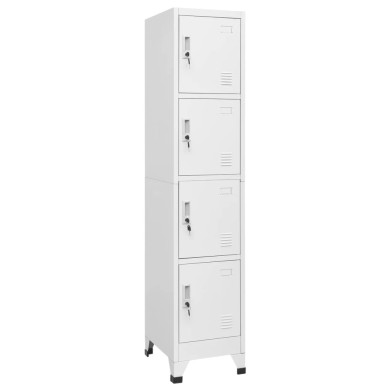 Armoire à casier avec 4 compartiments 38x45x180 cm  