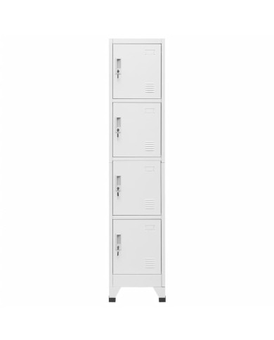 Armoire à casier avec 4 compartiments 38x45x180 cm  