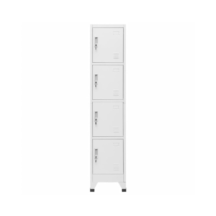 Armoire à casier avec 4 compartiments 38x45x180 cm  