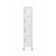 Armoire à casier avec 4 compartiments 38x45x180 cm  