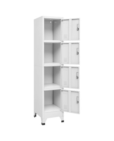 Armoire à casier avec 4 compartiments 38x45x180 cm  