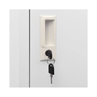Armoire à casier avec 4 compartiments 38x45x180 cm  