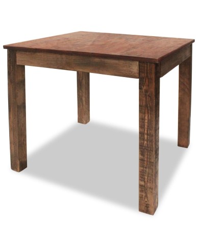 Table de salle à manger Bois de récupération massif 82x80x76 cm