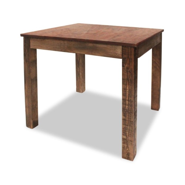 Table de salle à manger Bois de récupération massif 82x80x76 cm