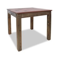 Table de salle à manger Bois de récupération massif 82x80x76 cm