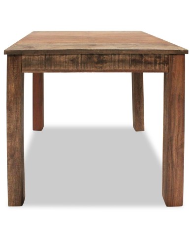 Table de salle à manger Bois de récupération massif 82x80x76 cm