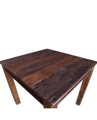 Table de salle à manger Bois de récupération massif 82x80x76 cm