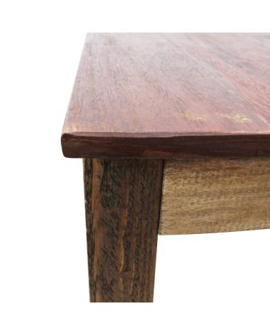 Table de salle à manger Bois de récupération massif 82x80x76 cm