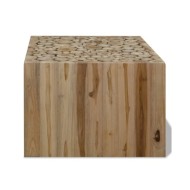 Table basse Teck authentique 50 x 50 x 35 cm