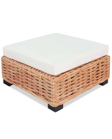 Jeu de canapés 16 pcs Rotin naturel