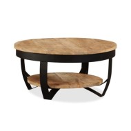 Table basse Bois massif de manguier 65 x 32 cm